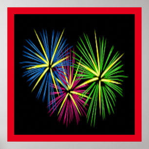 PÓSTER FOGOS DE ARTIFÍCIO