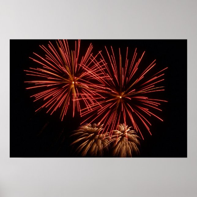 Póster Fogos de Artifício 3 (Frente)
