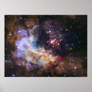 Poster Fogos-de-artifício celestiais - Westerlund 2