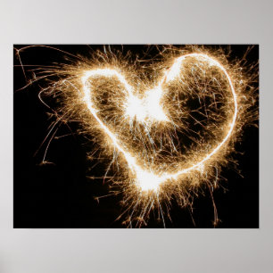 Poster Fogos-de-artifício do amor