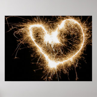 Poster Fogos de artifício do amor