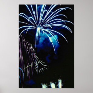 Poster Fogos-de-artifício, Toronto, Ontário, Canadá