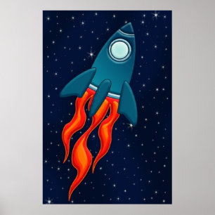 Póster Foguete