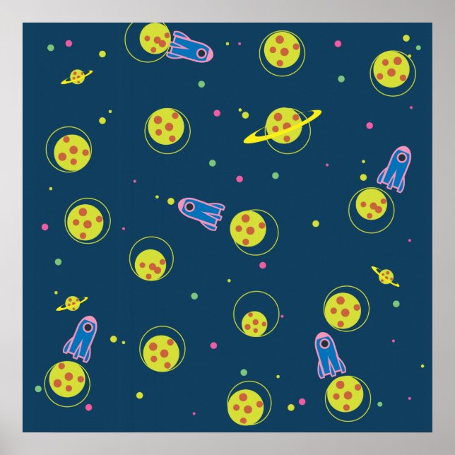 Póster Foguete (Frente)