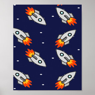 Poster Foguetes loucos
