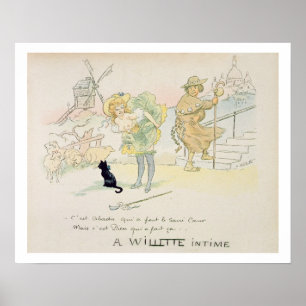 Poster Foi Abadie quem fez o Sacre-Coeur, mas Deus me