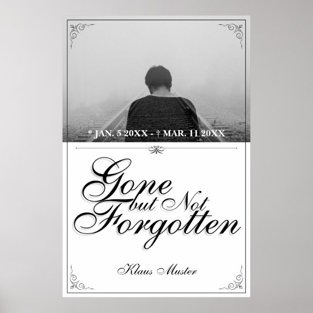 Poster Foi embora, mas não foi esquecido - Clássico (Frente)