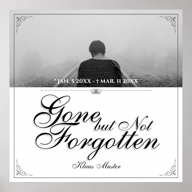 Poster Foi embora, mas não foi esquecido - Clássico (Frente)