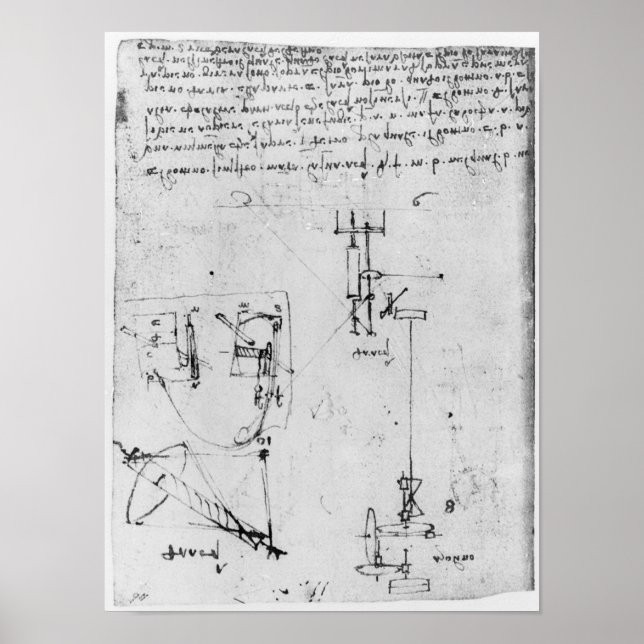 Póster Fol. 46v, do Codex Forster III, 1480s-1494 (Frente)