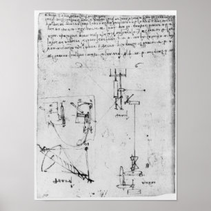 Póster Fol. 46v, do códice Forster III, 1480s-1494