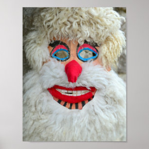 Póster fol pagão dacian romeno tradicional antigo da