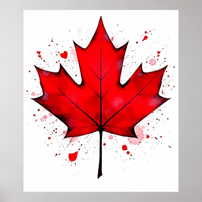 Poster Folha de Alma do Canadá (Frente)