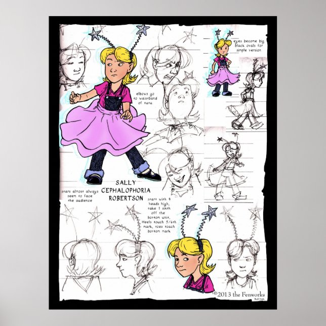 Poster Folha de Contato de 1rua para Sally Robertson (Frente)