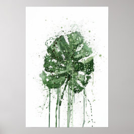 Poster Folha de Monstera