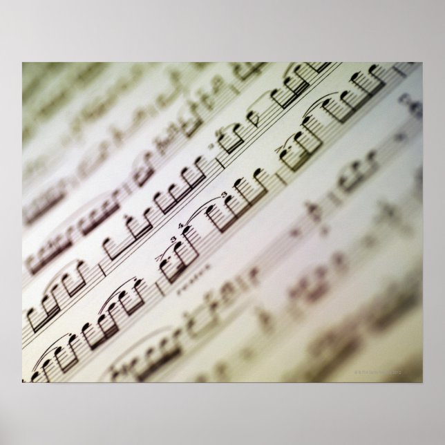 Póster Folha de Música 11 (Frente)