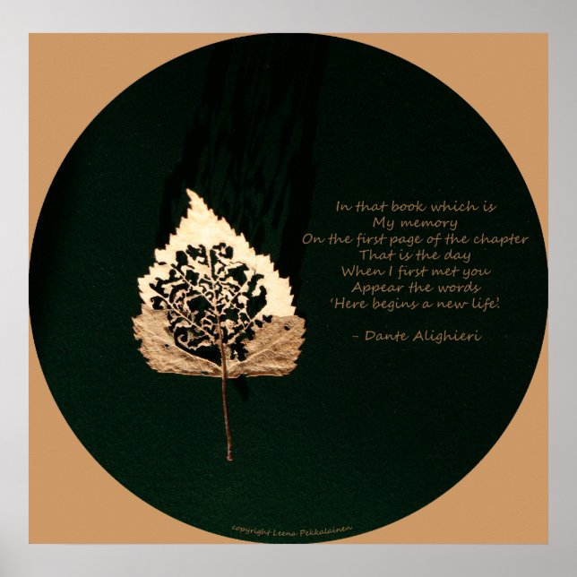 Póster Folha de ouro (Frente)