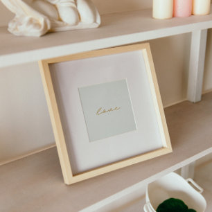 Poster folha de ouro elegante, folha de ouro, mão escrita