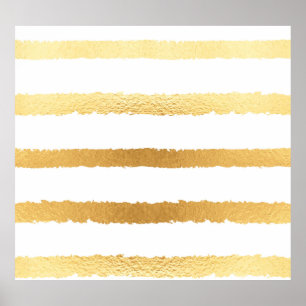 Poster Folha de ouro, padrão perfeito de vinheta.