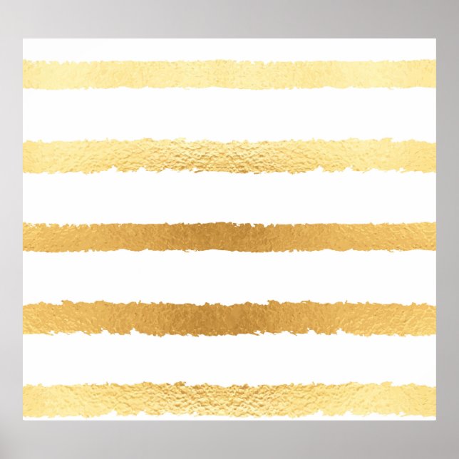 Poster Folha de ouro, padrão perfeito de vinheta. (Frente)