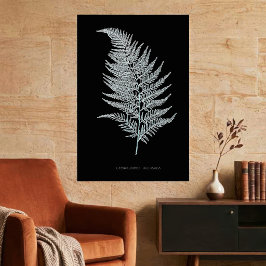 Poster Folha de Samambaia Ocre, Gymnogramma Ochracea