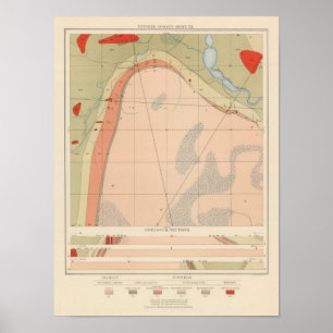 Póster Folha detalhada VII da geologia