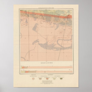 Póster Folha detalhada XXIII da geologia