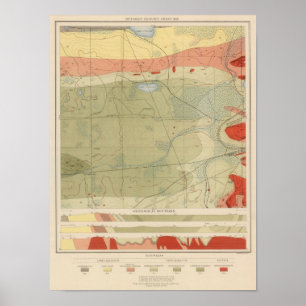 Poster Folha detalhada XXV da geologia