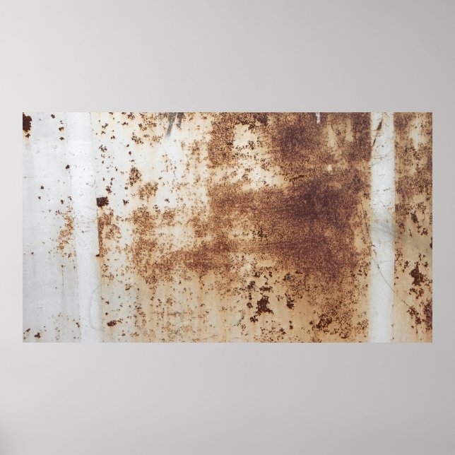 Poster Folha metálica de fundo de textura (Frente)