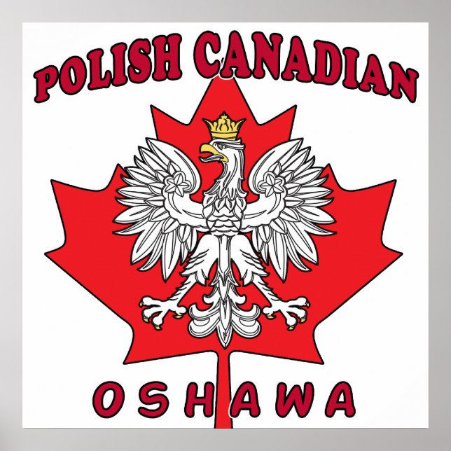 Póster Folha Polonesa Canadense de Oshawa (Frente)