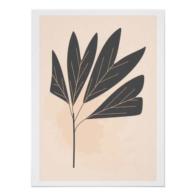 Póster Folha seca (Frente)