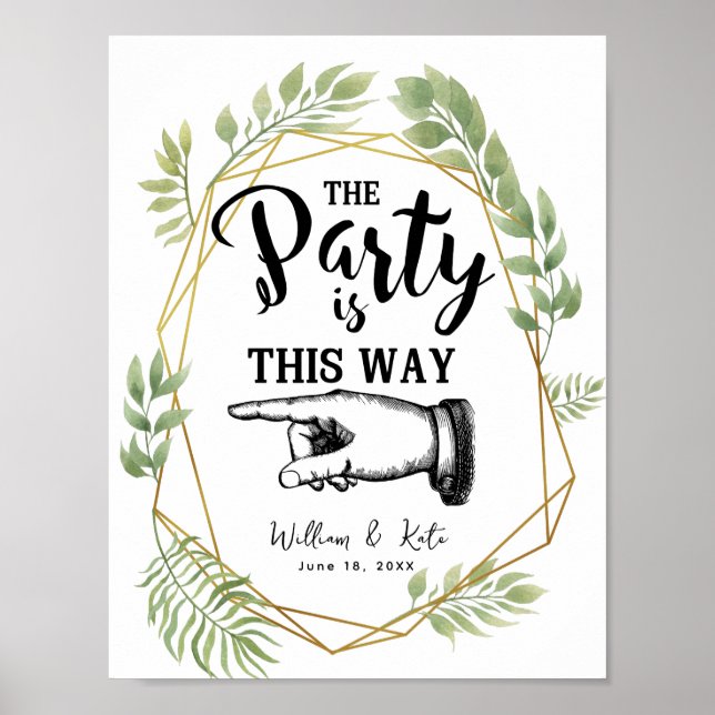 Poster folhagem de cristal verde DESTA FORMA DEITAR (Frente)