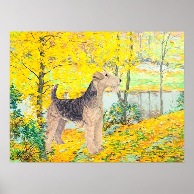 Poster Folhas Amarelas (Frente)