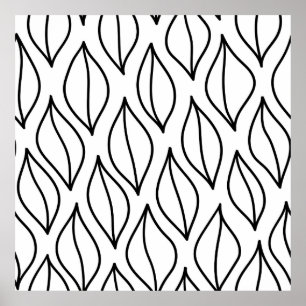 Poster folhas de abstrato. Estrutura da safra. Mar de tra