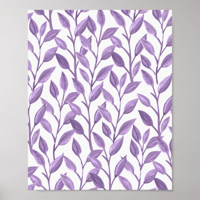 Poster Folhas de lavanda (Frente)