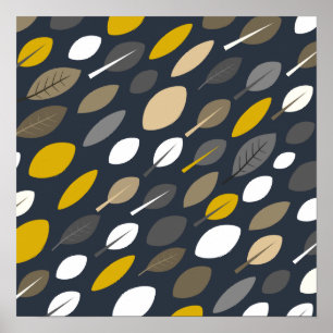 Poster Folhas de meia-noite