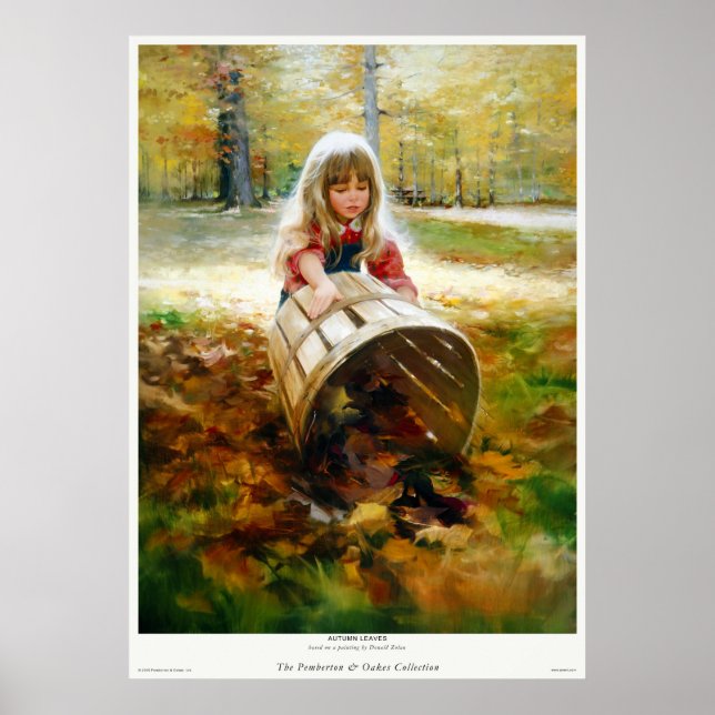 Póster Folhas de outono (Frente)