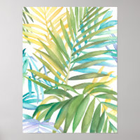 Folhas de Palma Tropicais