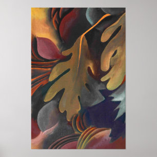 Poster Folhas Debaixo da Água   Georgia O'Keeffe  