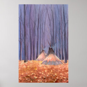 Poster FOLHAS do TIPI por SHARON SHARPE