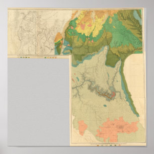Póster Folhas geológicos do mapa
