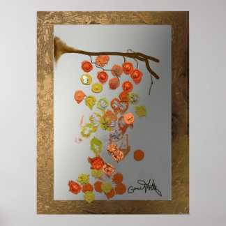 Póster Folhas - O outono Deixa O Design Abstrato
