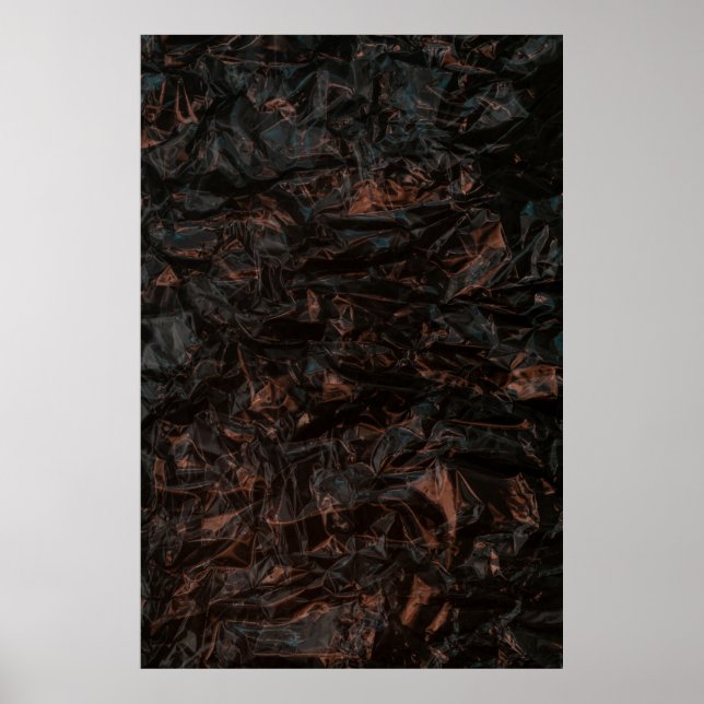 Poster Folhas secas de castanho no chão (Frente)