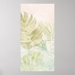Poster Folhas tropicais sem som