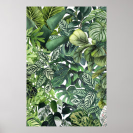 Poster Folhas vegetais