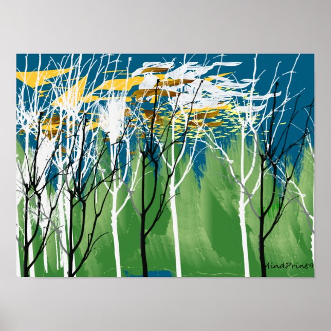 Poster Folhas voadoras (Frente)