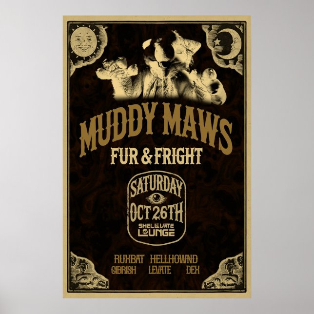 Poster Folheto De Peles E De OG (Frente)