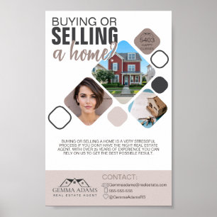 Poster Folheto do imóvel - Comprar ou venda sua casa Pe