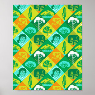 Poster Folheto florestal
