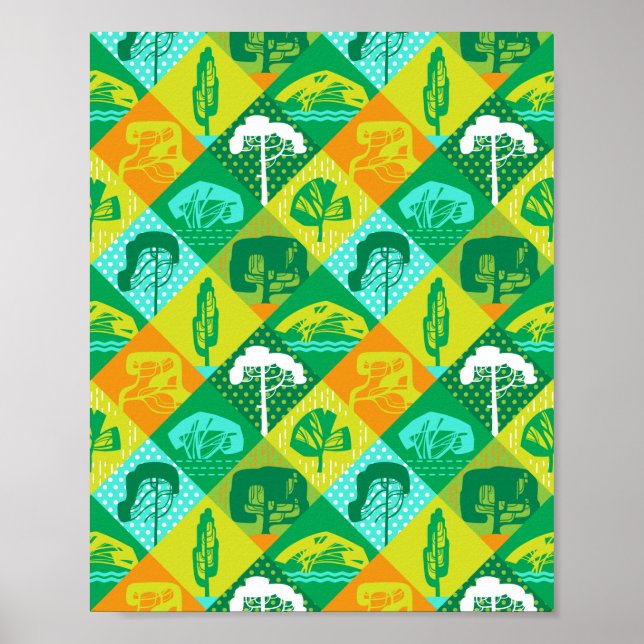 Poster Folheto florestal (Frente)