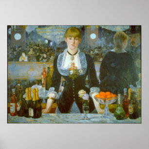 Póster Folies-Bergere por Edouard Manet